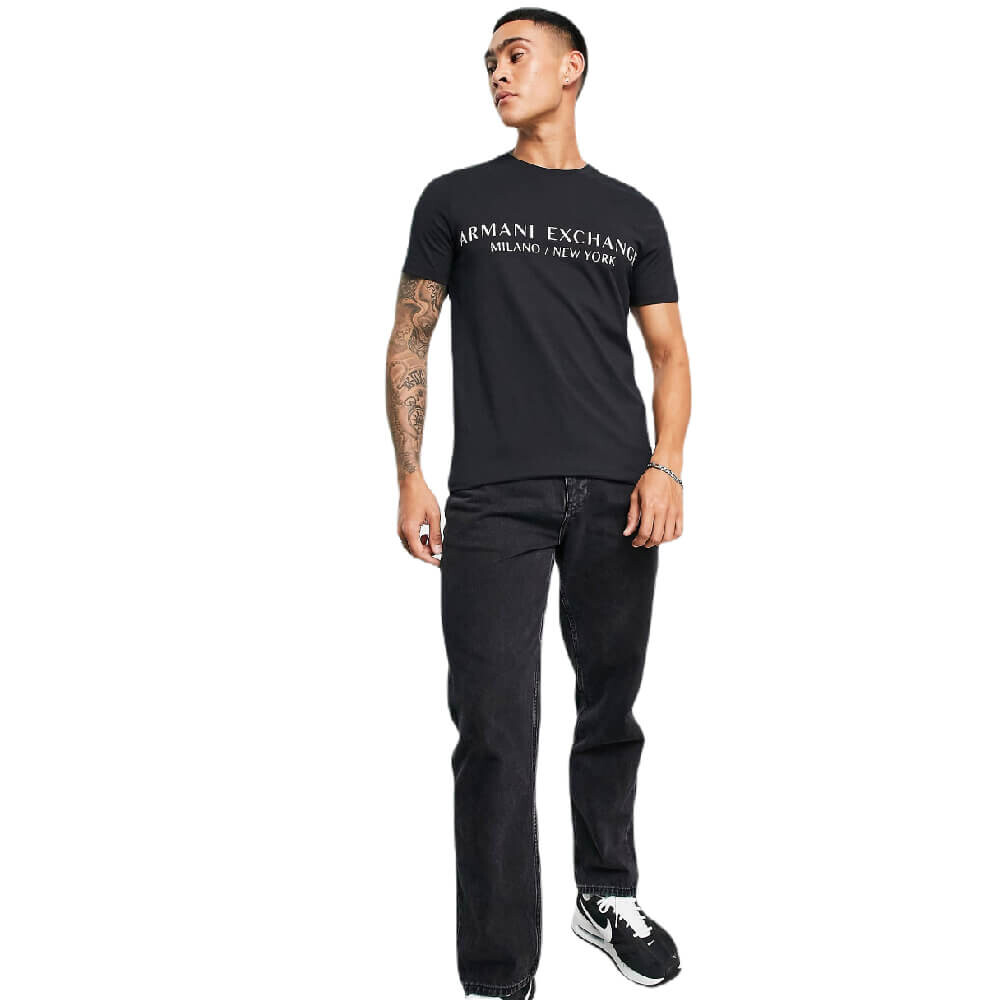 

Футболка Armani Exchange Milano/New York, черный