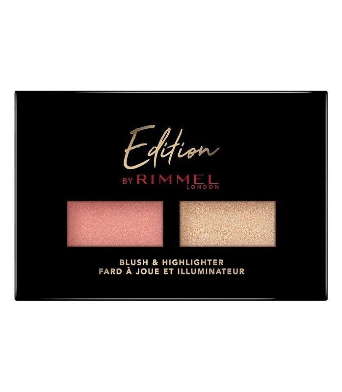

Edition by Rimmel Blush and Highlighter палетка для контуринга лица, 130 Enticer