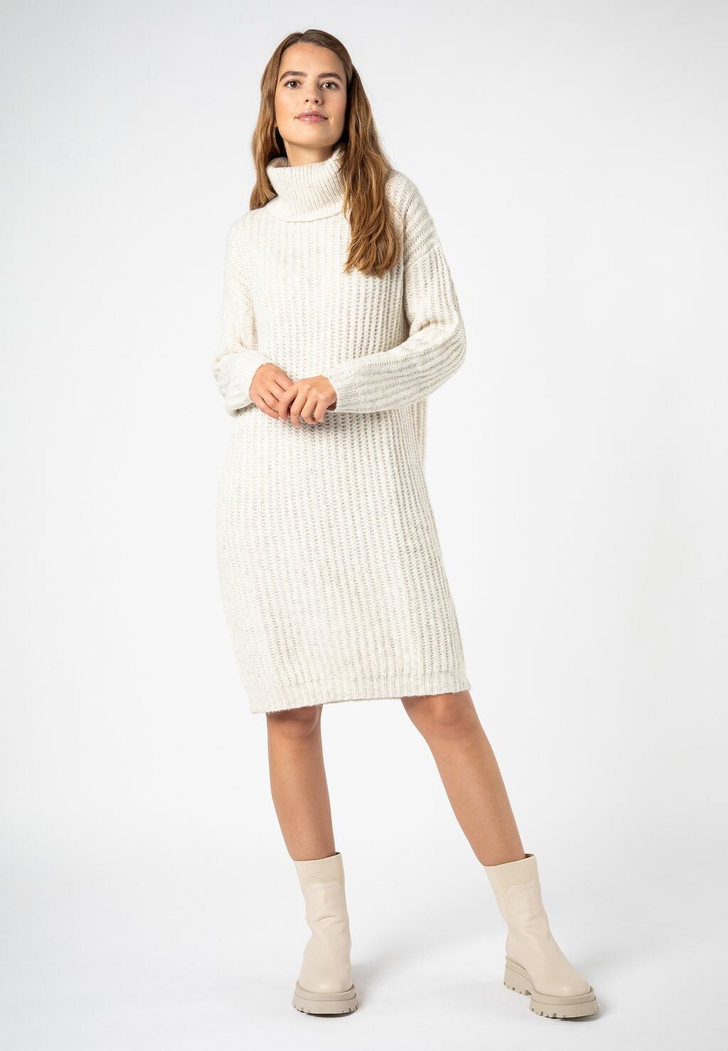 

Трикотажное платье ROLLKRAGEN Sublevel, цвет beige