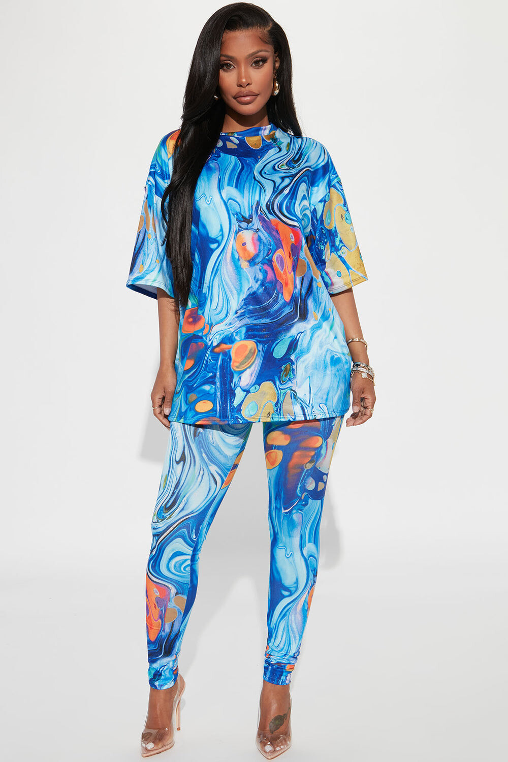 

Леггинсы Fashion Nova TP30011, синий