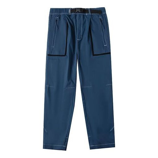 

Спортивные штаны Adidas Solid Color Belt Woven Sports Blue, Синий