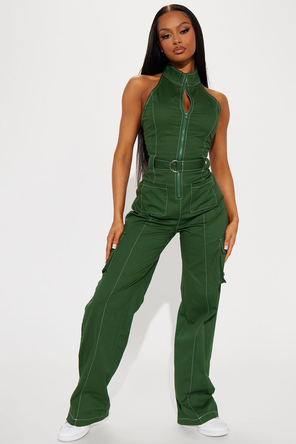 

Брюки карго Fashion Nova RJ1177, зеленый