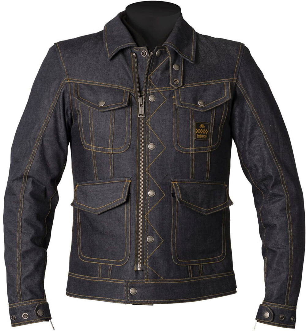 

Куртка текстильная Helstons Yard Denim мотоциклетная, коричневый