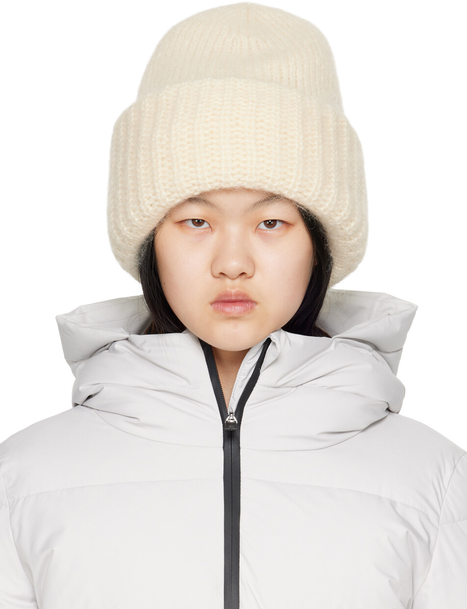 

SSENSE Эксклюзивная шапка Off-White в рубчик Teurn Studios