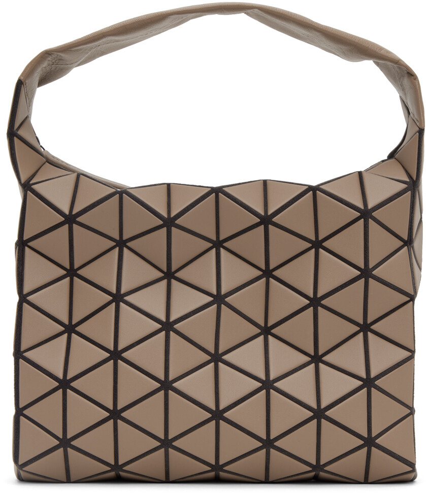 

Коричневая овальная сумка Bao Bao Issey Miyake