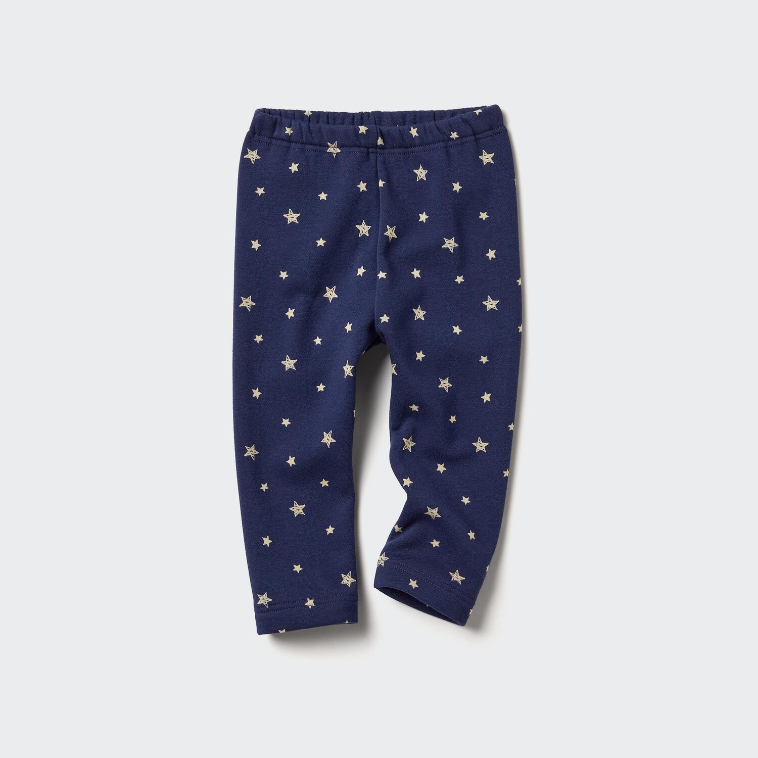 

Флисовые леггинсы со звездным принтом UNIQLO, темно-синий