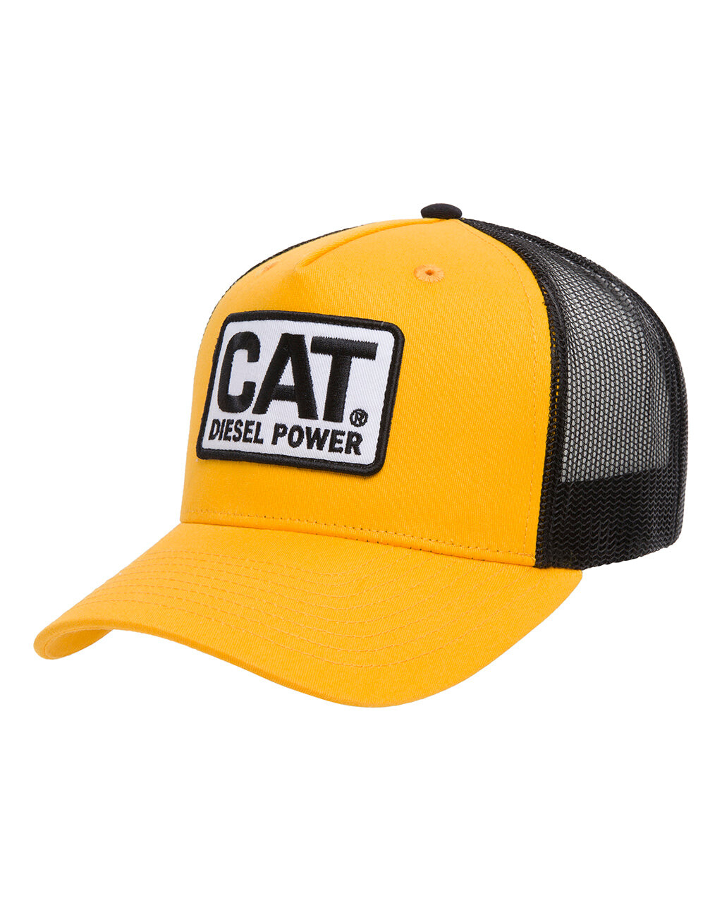 

Мужская ретро-кепка Diesel Power Trucker CAT, желтый