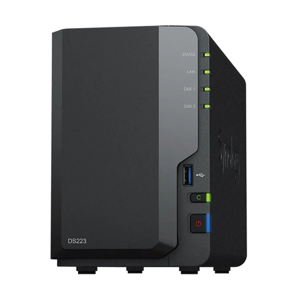 

Сетевое хранилище Synology DS223 2-дисковое