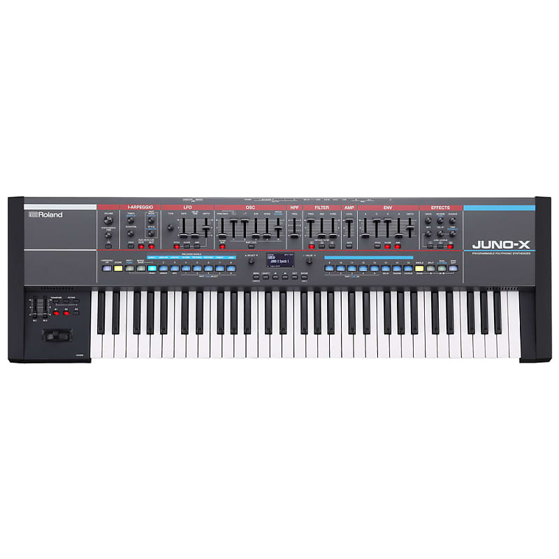 Программируемый 61-клавишный полифонический синтезатор Roland JUNO-X JUNO-X Keyboard Synthesizer roland juno x цифровые синтезаторы