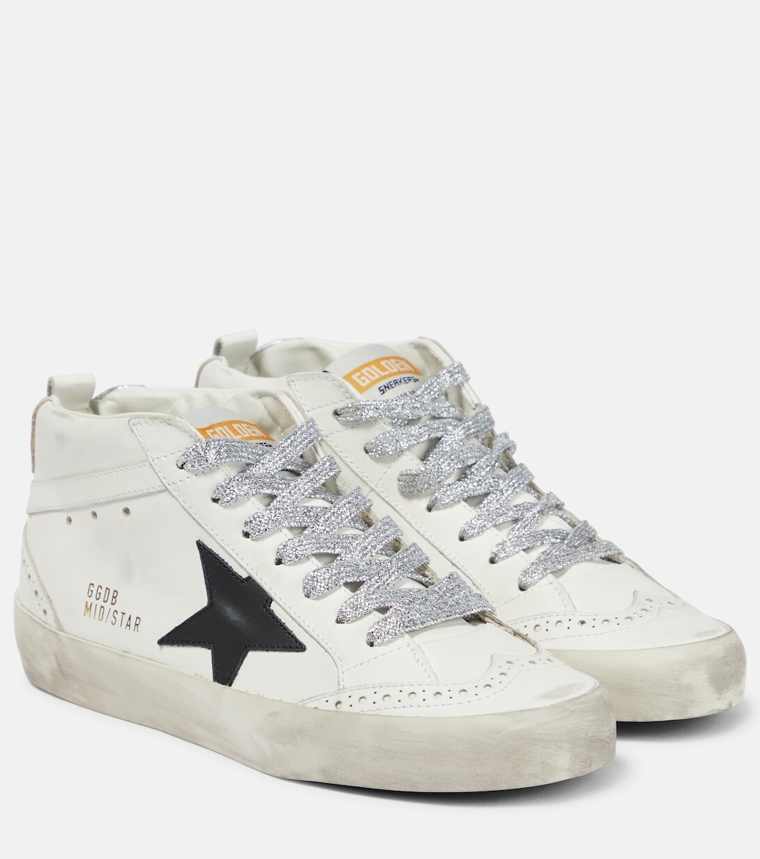 

Кроссовки Mid Star Golden Goose, белый