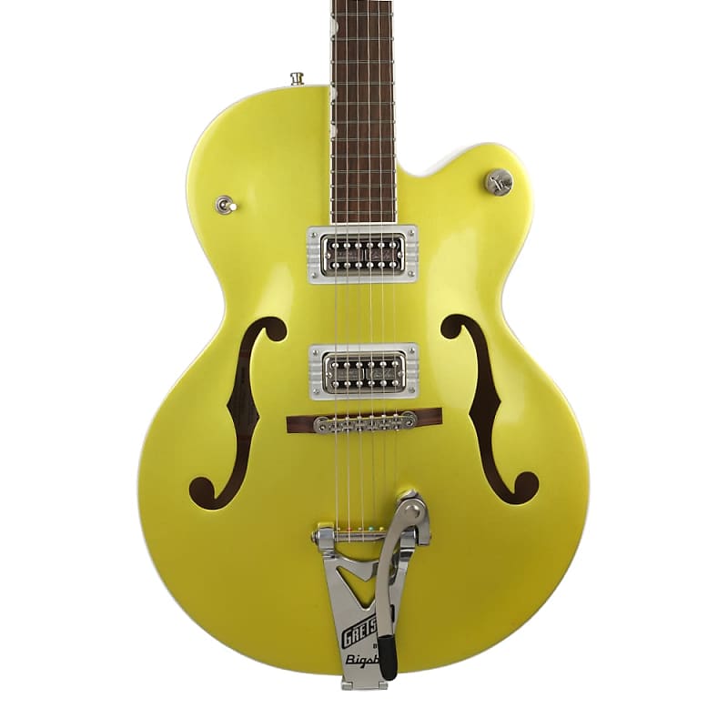 цена Электрогитара Gretsch G6120T-HR Brian Setzer Signature Hot Rod Hollow Body With Bigsby - Lime Gold, Rosewood Fingerboard