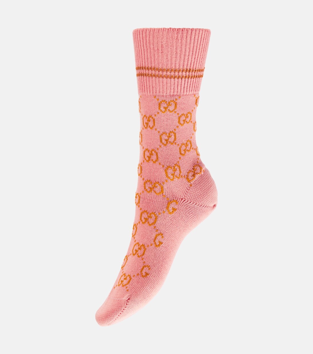 

Носки с логотипом GG Gucci, розовый