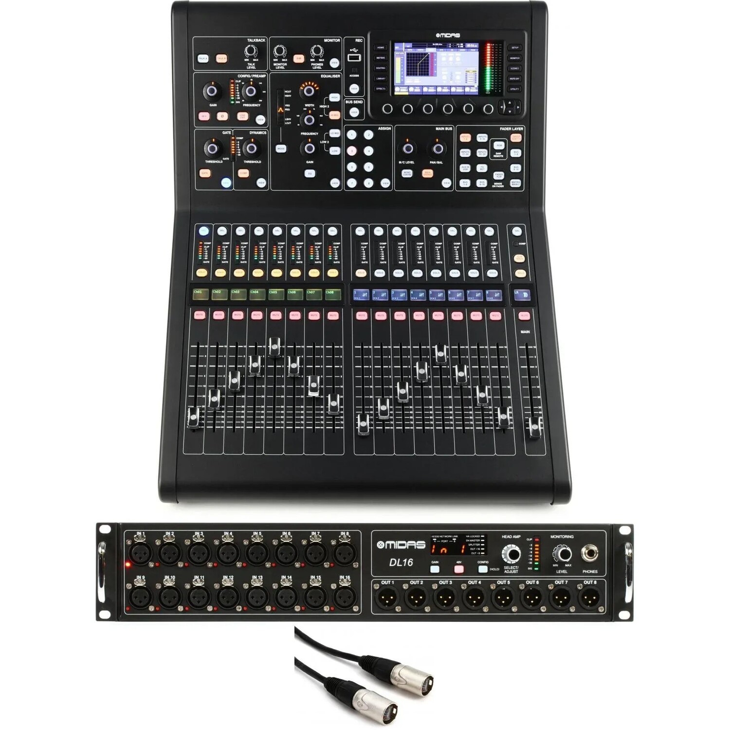 

Цифровой микшер Midas M32R LIVE со сценическим блоком