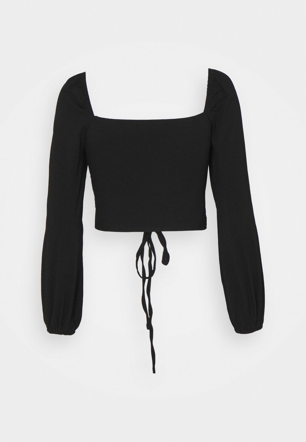 

Топ с длинными рукавами UP FRONT SQUARE NECK WITH PUFF LONG SLEEVES Glamorous, черный
