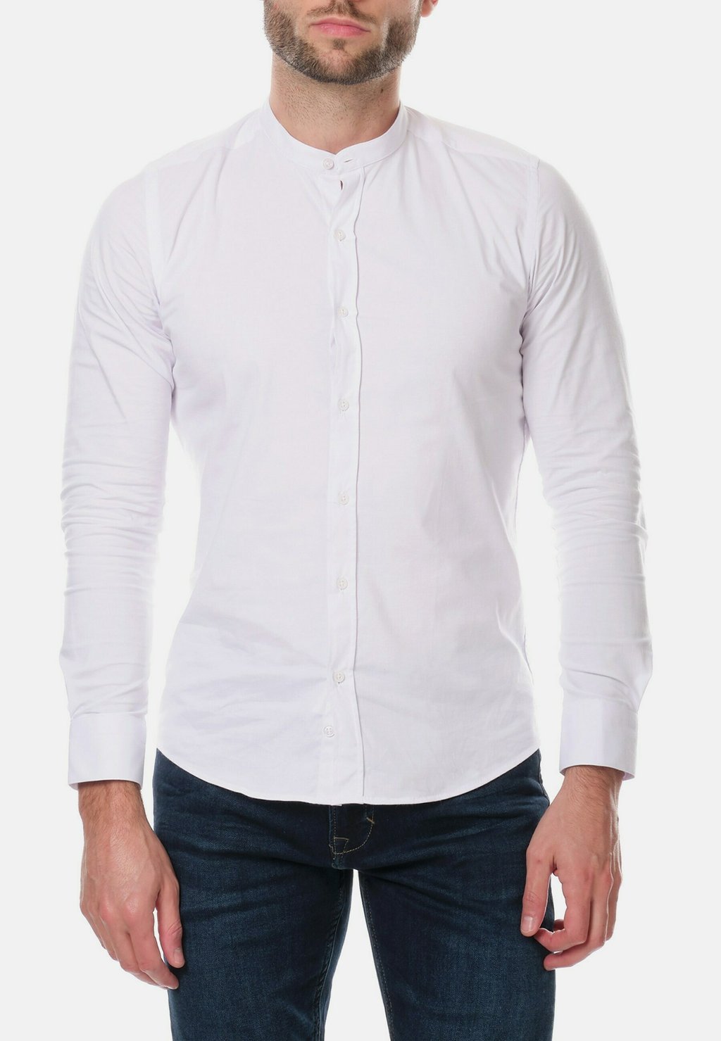 Рубашка LONG-SLEEVED Hopenlife, белый рубашка long sleeved hopenlife светло синий