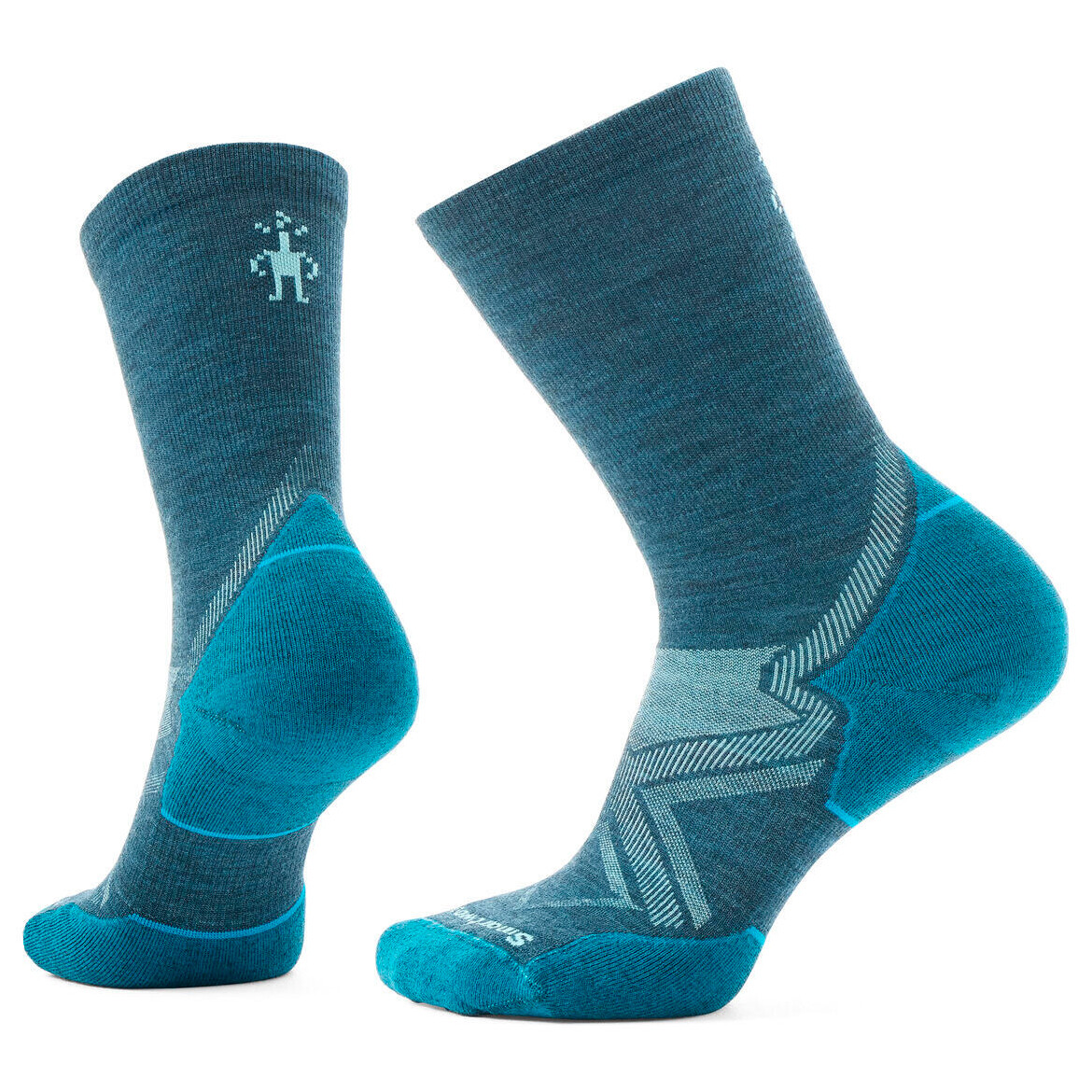 

Носки для бега Smartwool Run Cold Weather Targeted Cushion Crew, цвет Twilight Blue