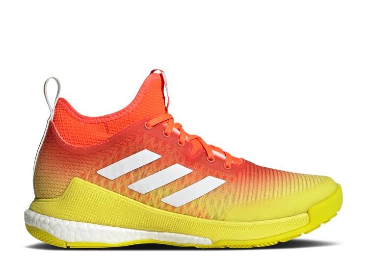 

Кроссовки Adidas WMNS CRAZYFLIGHT MID 'SOLAR RED ACID YELLOW', красный