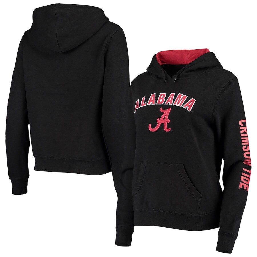 

Пуловер с капюшоном Colosseum Alabama Crimson Tide, черный
