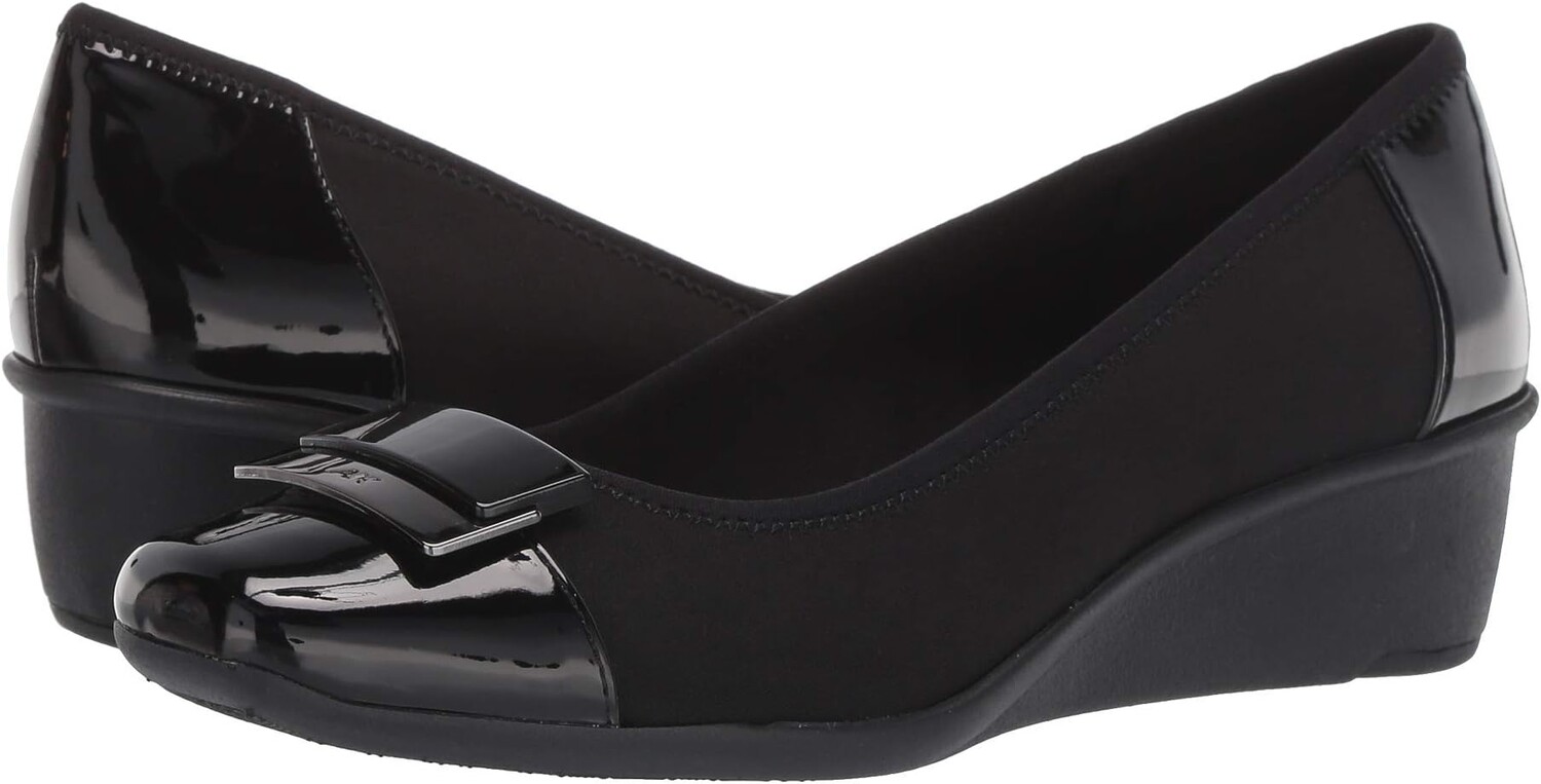 

Туфли на танкетке Waverly Anne Klein, цвет Black Multi Fabric
