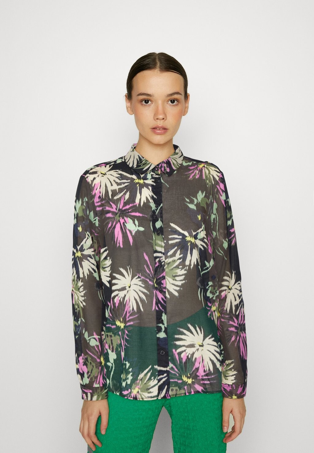 

Блуза на пуговицах Scotch & Soda, черный
