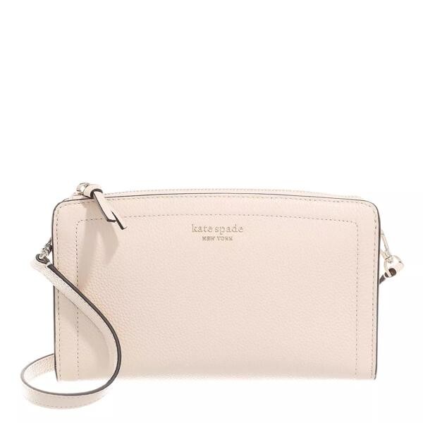 

Сумка knott pebbled leather small crossbody milk Kate Spade New York, бежевый