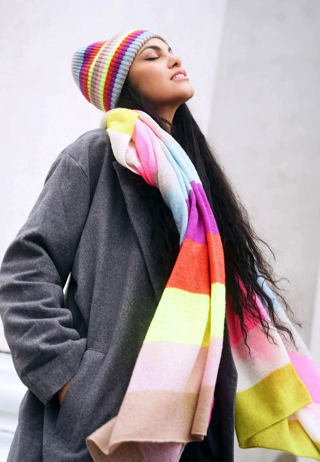 

Бейсболка SIGNATURE RIPPED BEANIE FRAAS, разноцветный