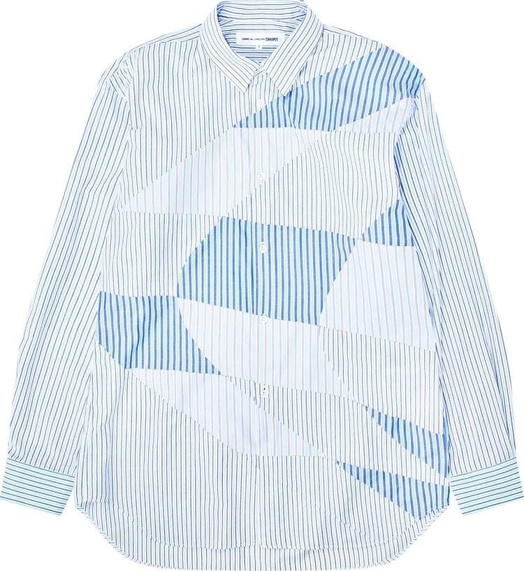 

Рубашка Comme des Garçons Panelled 'Blue', синий