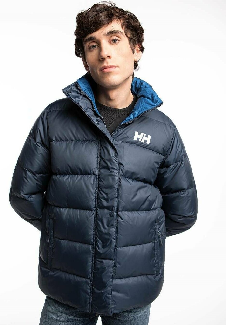 

Пуховик Helly Hansen, серо-голубой