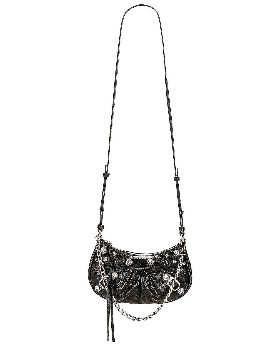 

Сумка Balenciaga Mini Strass Le Cagole In Black, черный