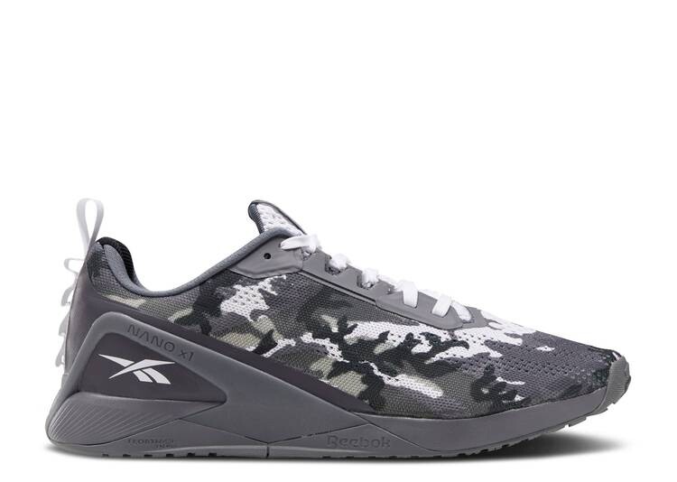 

Кроссовки Reebok NANO X1 'PURE GREY CAMO', серый