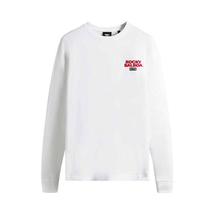 Лонгслив Kith For Rocky Go The Distance Long-Sleeve Tee 'White', белый - фото