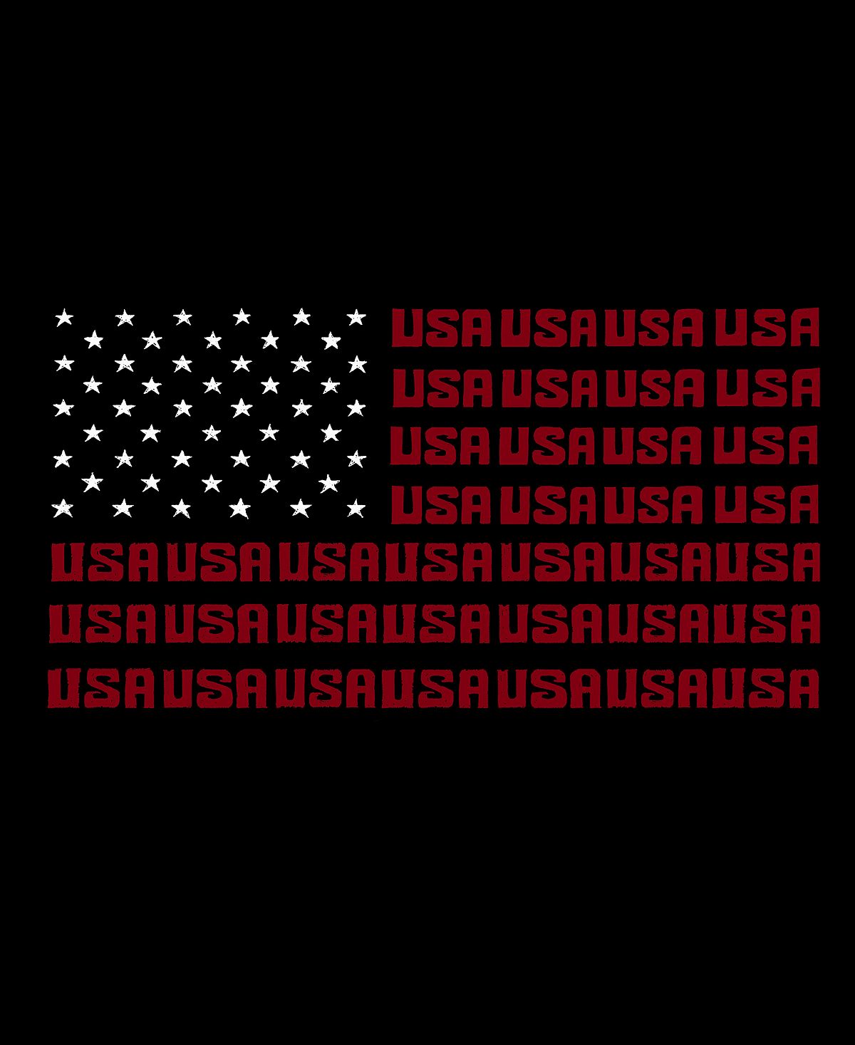 Мужская толстовка с капюшоном и надписью word art usa flag LA Pop Art,  черный – заказать из-за границы с доставкой в «CDEK.Shopping»