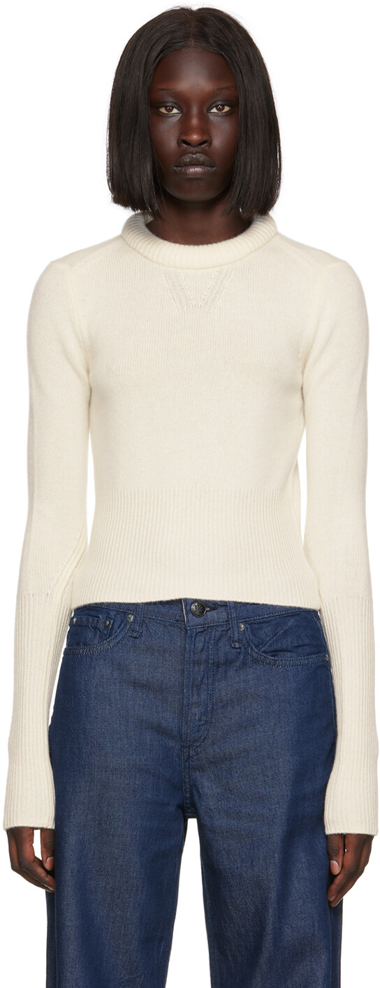 

Тонкий свитер Off-White Pierce rag & bone, Черный, Тонкий свитер Off-White Pierce rag & bone