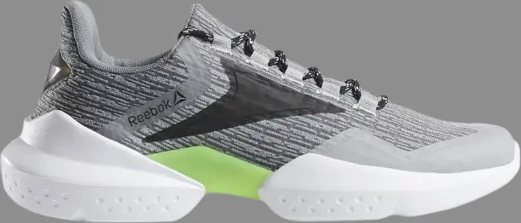 

Кроссовки split fuel 'true grey lime' Reebok, серый