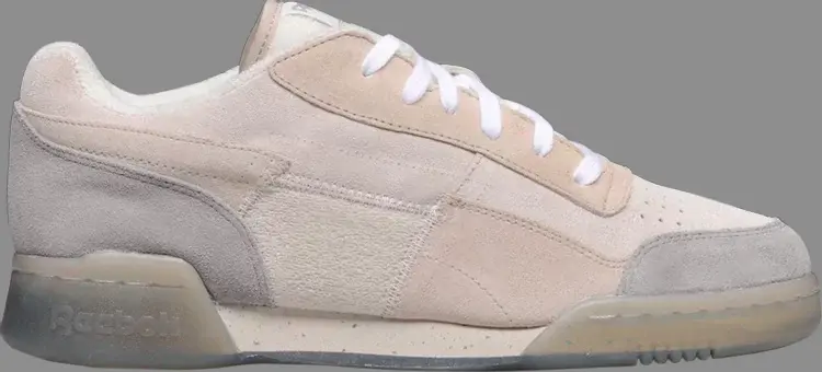 

Кроссовки workout plus tribute 'off white grey' Reebok, белый
