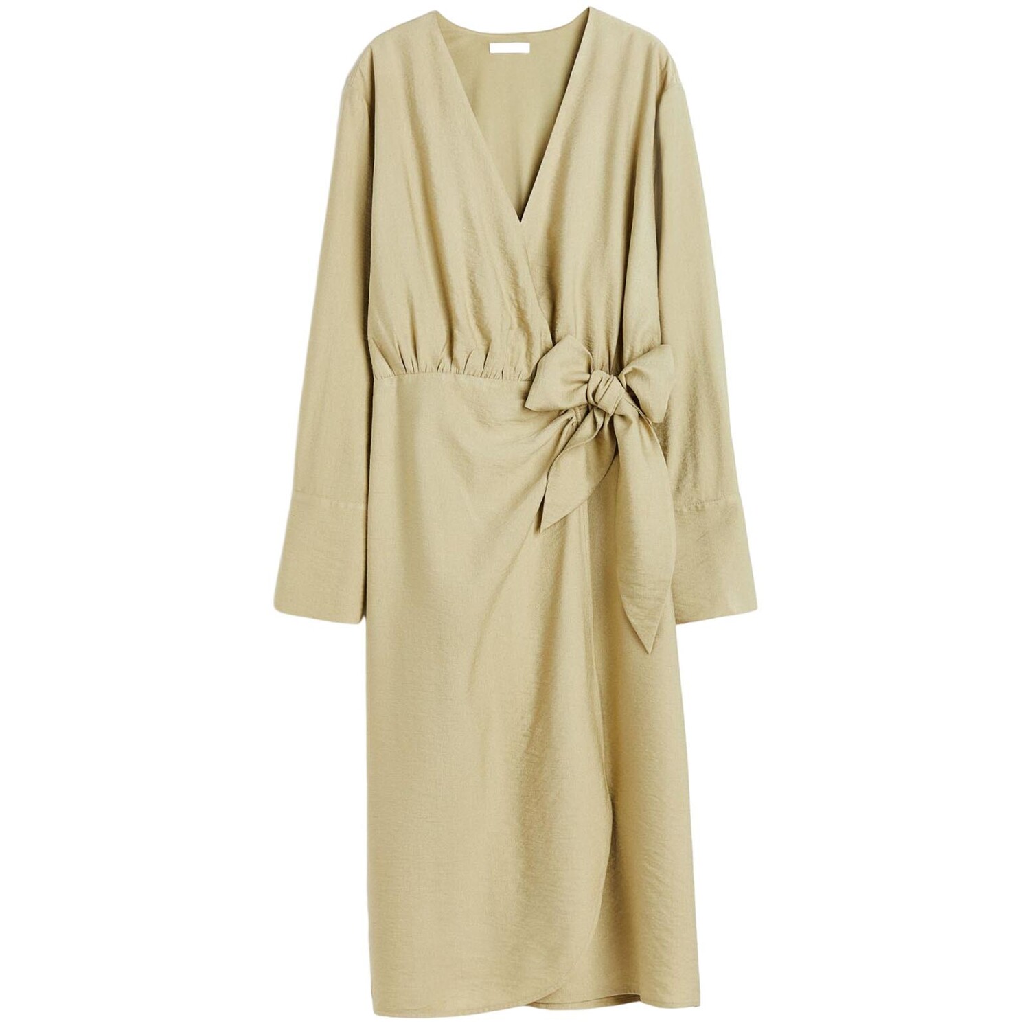

Платье H&M Tie-detail Wrap, светло-зеленый