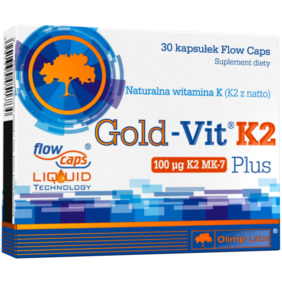 Olimp Gold-Vit K2 Plus биологически активная добавка, 30 капсул/1 упаковка