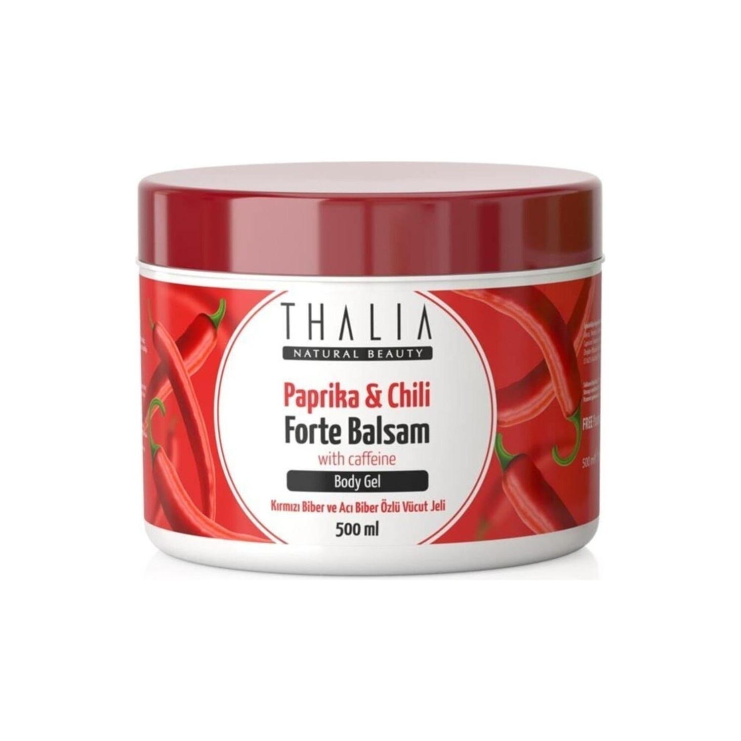 

Массажный гель-бальзам Thalia Forte Balm с укрепляющим экстрактом красного и острого перца - 500 мл