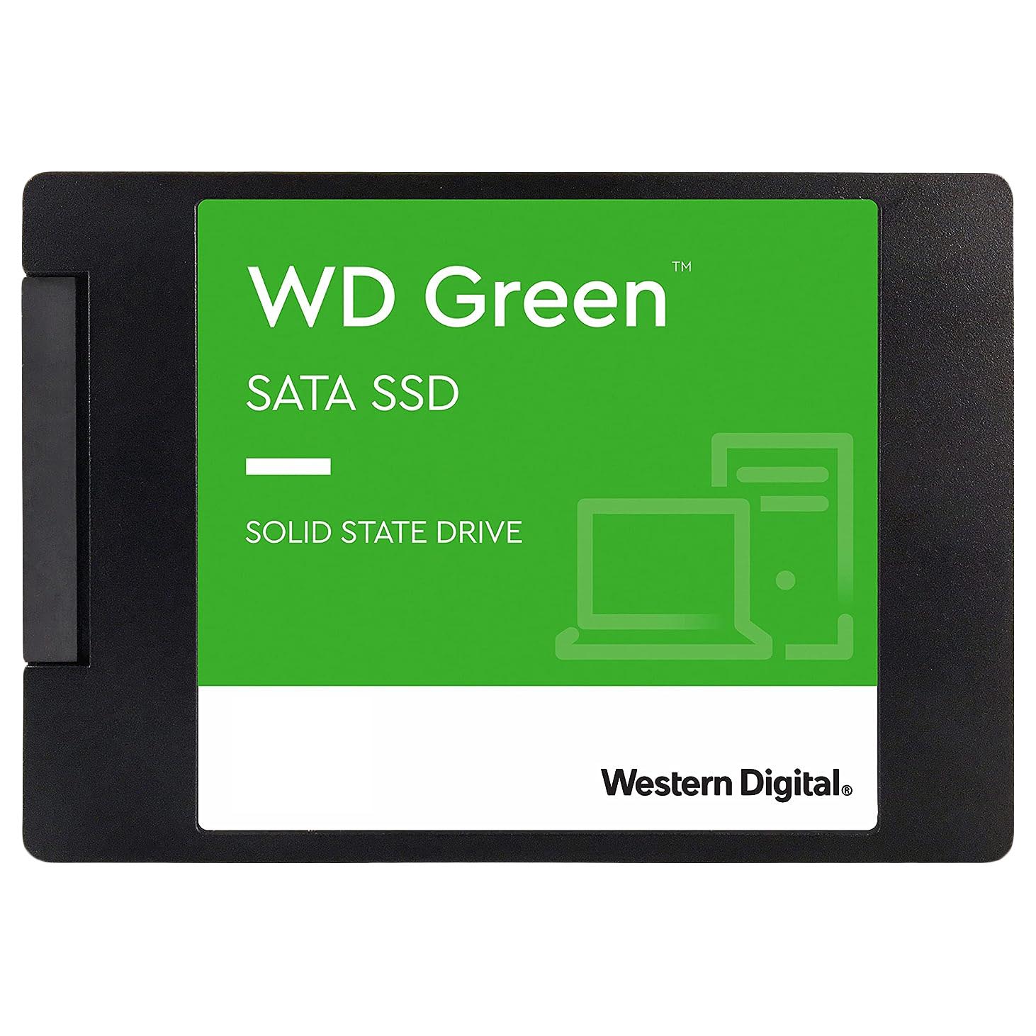 внутренний твердотельный накопитель western digital wd blue sata wds100t2b0a 1тб 2 5 Внутренний твердотельный накопитель Western Digital WD Green SATA, WDS100T3G0A, 1Тб, 2,5