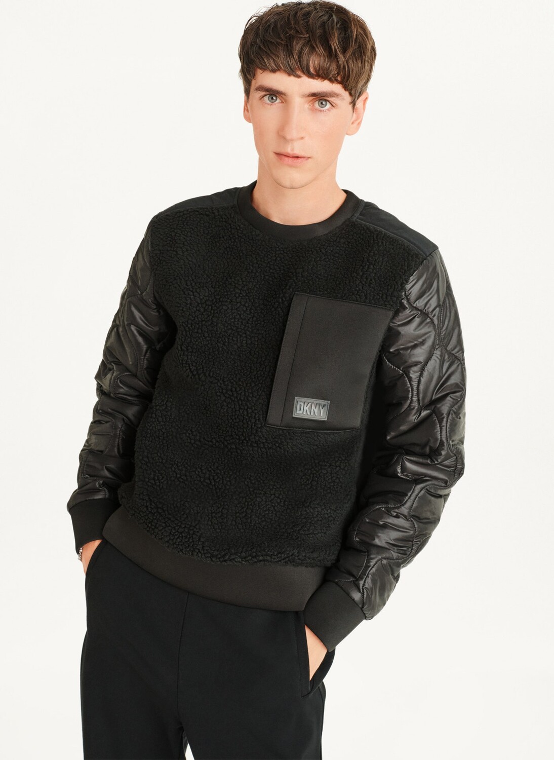 

Костюм с логотипом DKNY, Черный