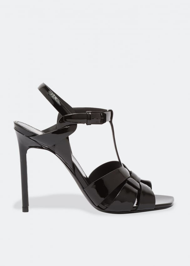 

Сандалии SAINT LAURENT Tribute sandals, черный