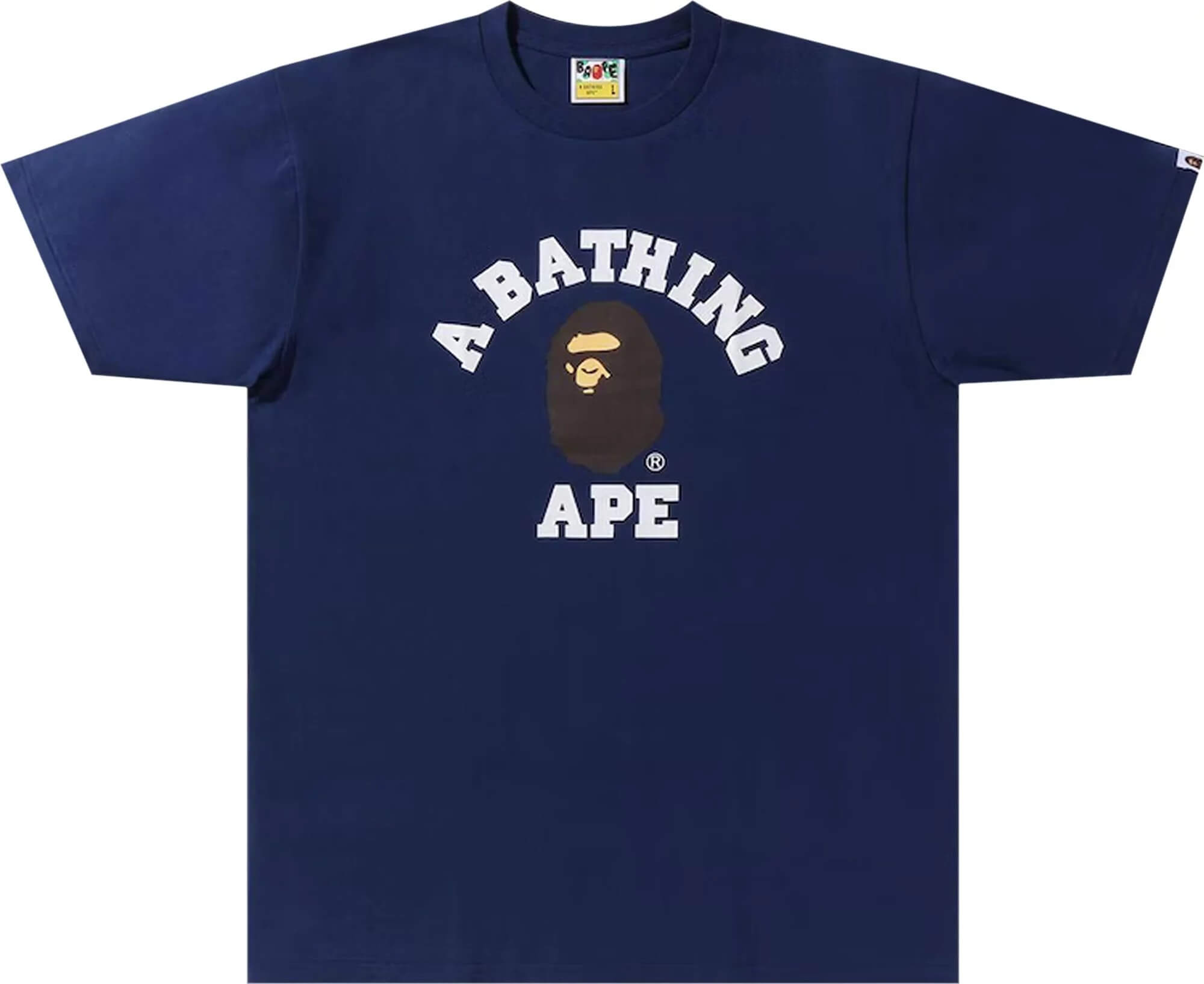 Футболка Bape Online Exclusive College, синий - фото