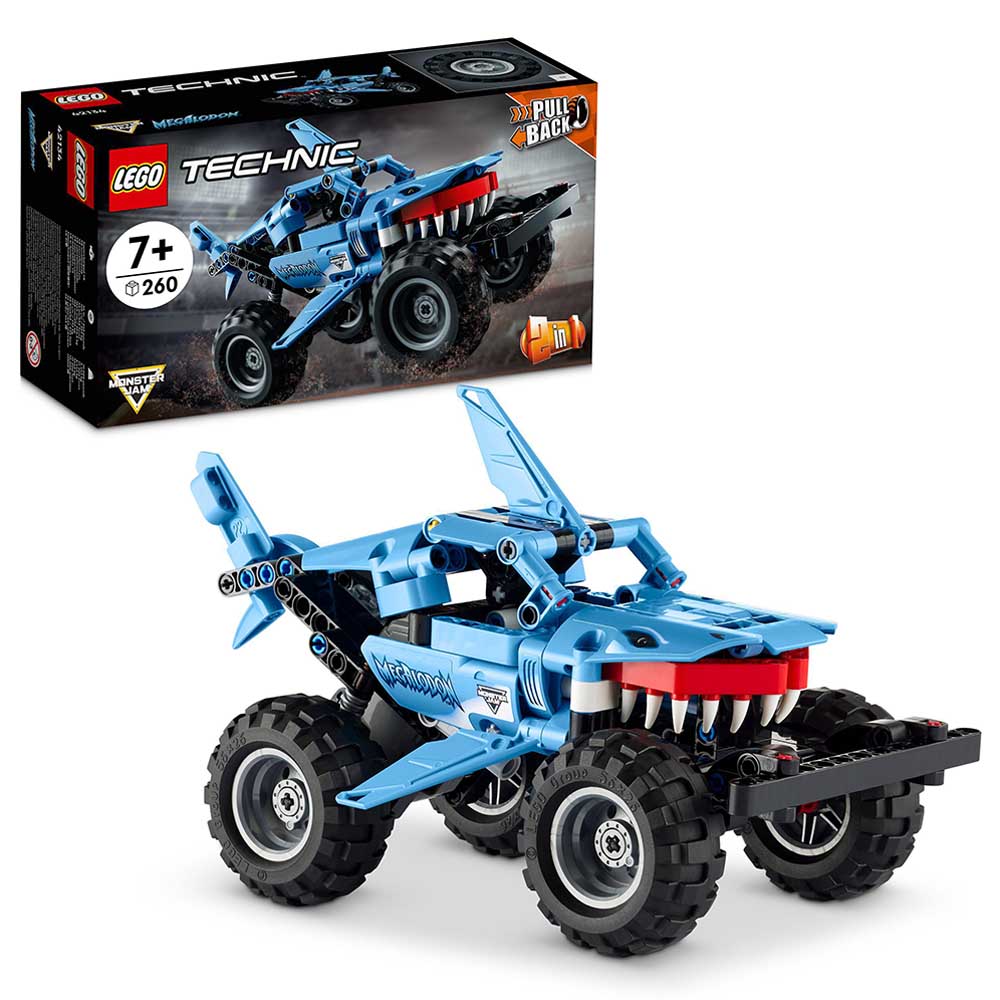 Конструктор Грузовик Монстр LEGO Technic Monster Jam Megalodon 42134 конструктор lego technic 42118 monster jam grave digger 212 дет