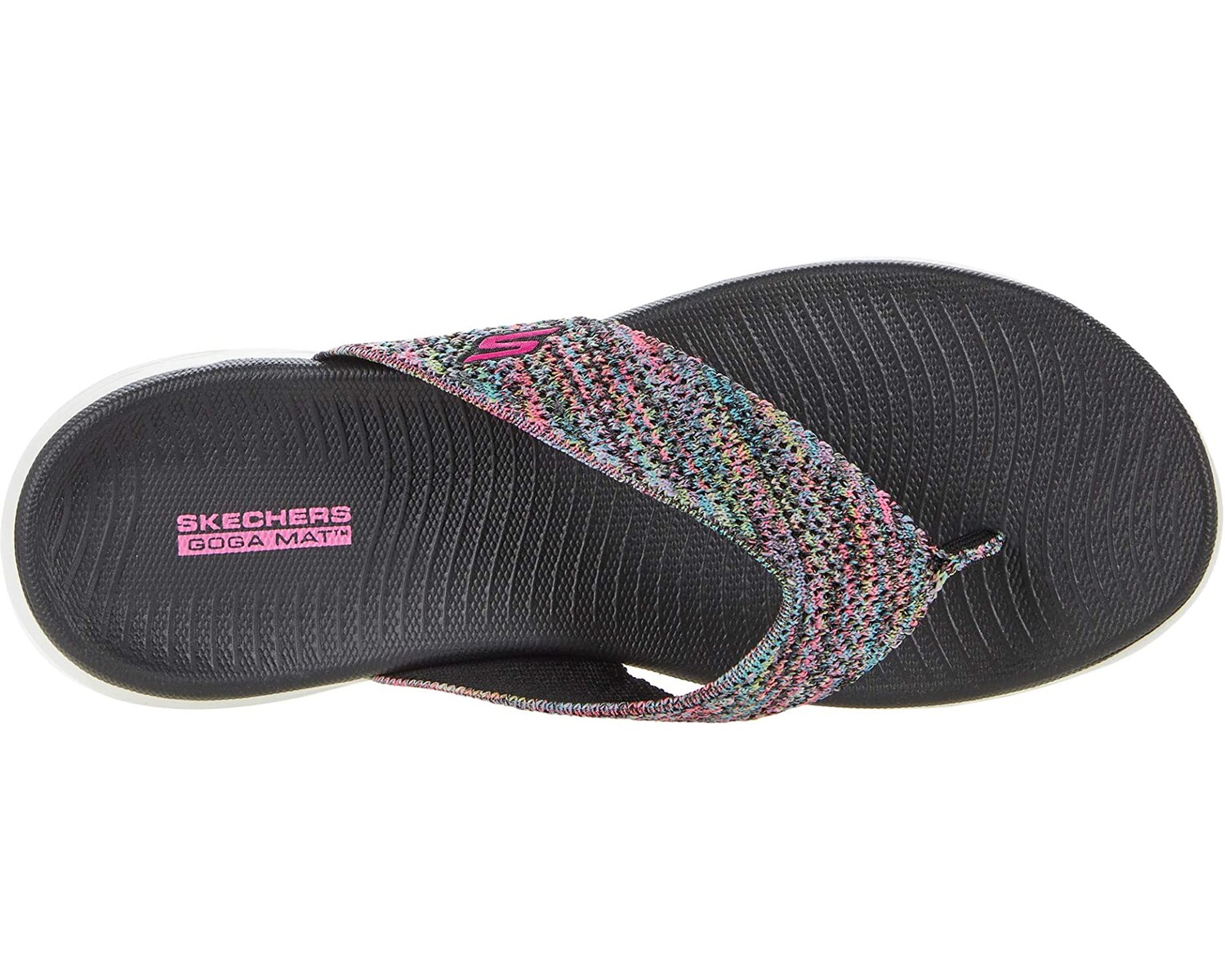 

Сандалии On-The-Go 600 Multi Knit 3 Point Sandal SKECHERS Performance, черный