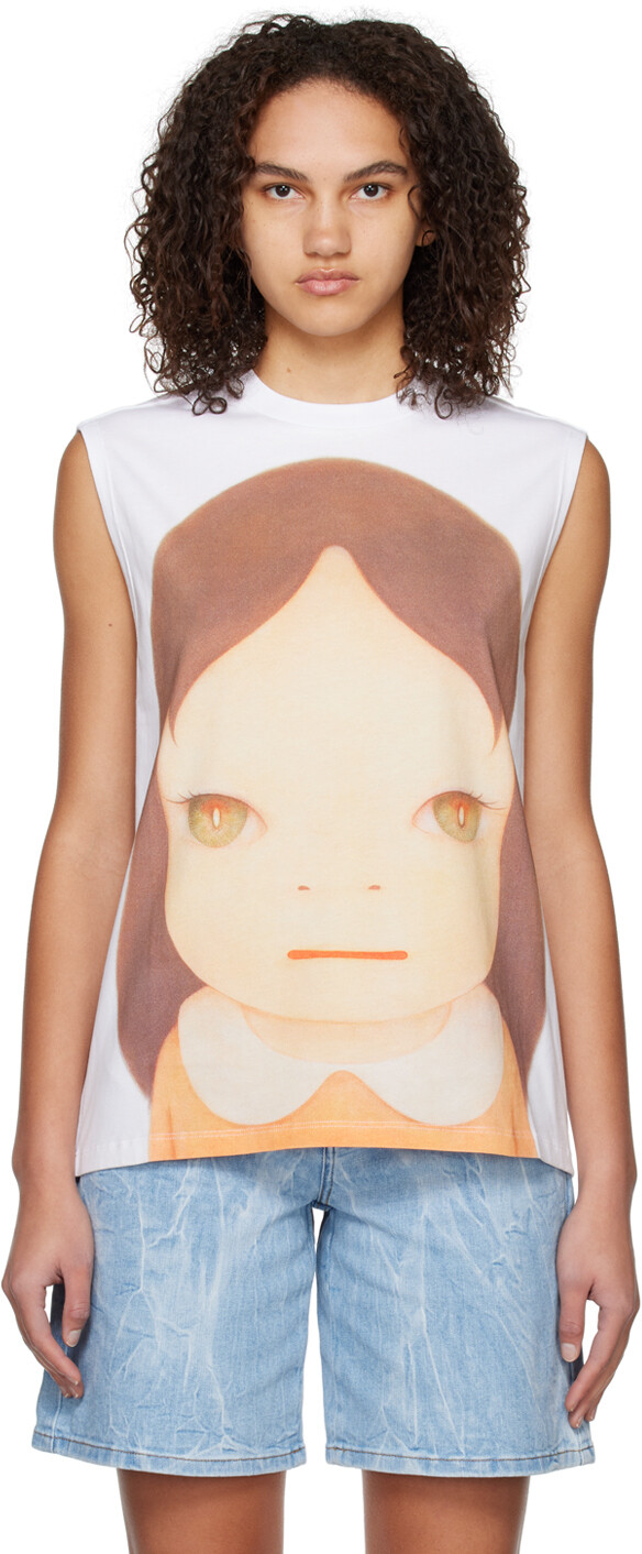 

Белая майка Twins I Stella McCartney