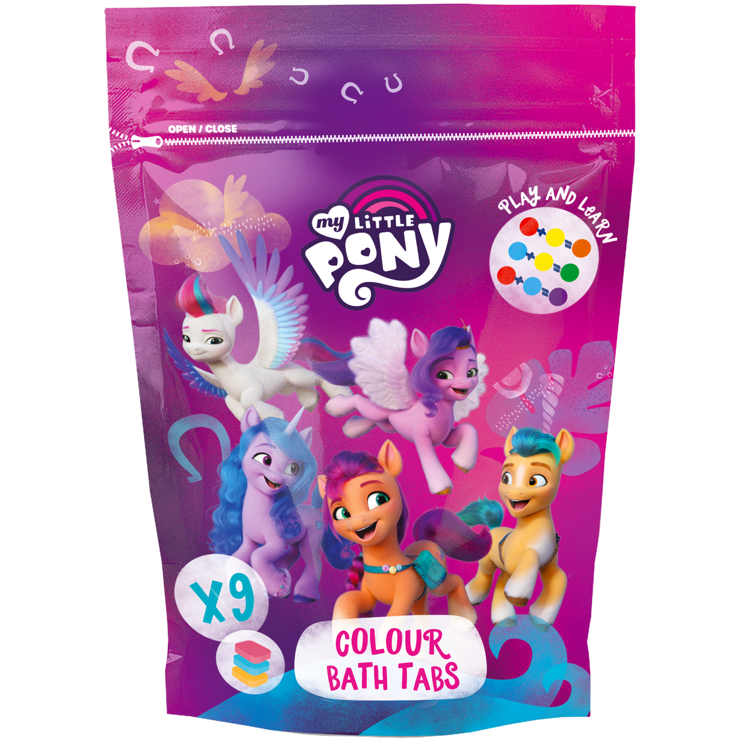 My Little Pony красители для детской ванночки, 9х16 г