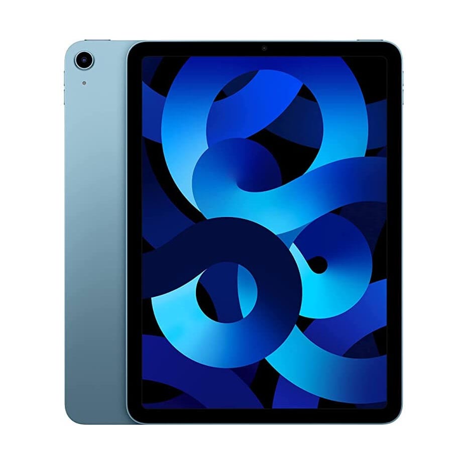 Планшет Apple iPad Air (2022), 64 ГБ, Wi-Fi+ Cellular, Blue противоударное защитное стекло 2 5d для apple ipad air 1 air 2 айпад аир 1 эйр 2 без рамки прозрачное на плоскую часть экрана