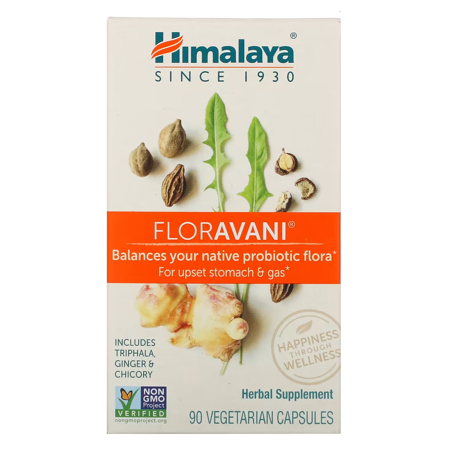 Травяная Добавка Himalaya FlorAvani, 90 вегетарианских капсул