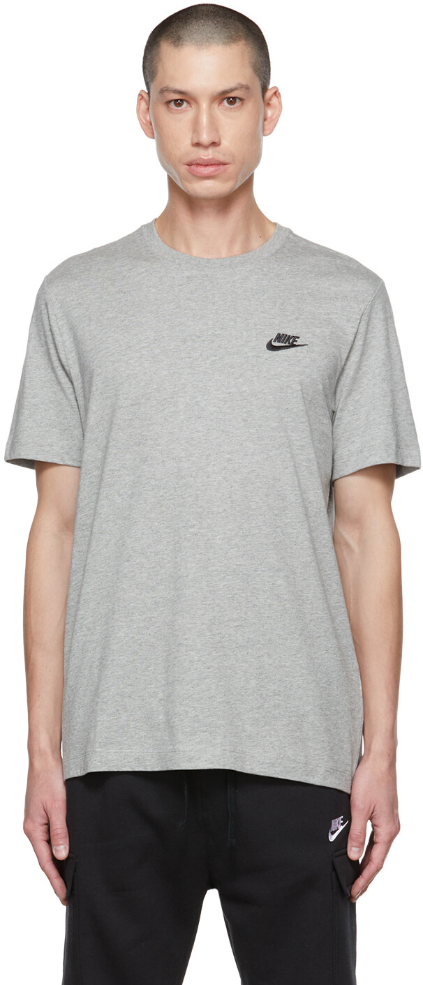 

Серая футболка Club Sportswear Nike, Серый