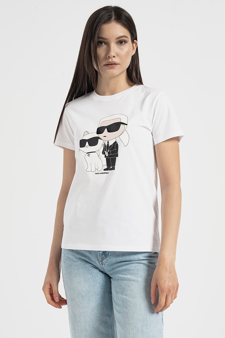 

Футболка Ikonik из органического хлопка с логотипом Karl Lagerfeld, белый